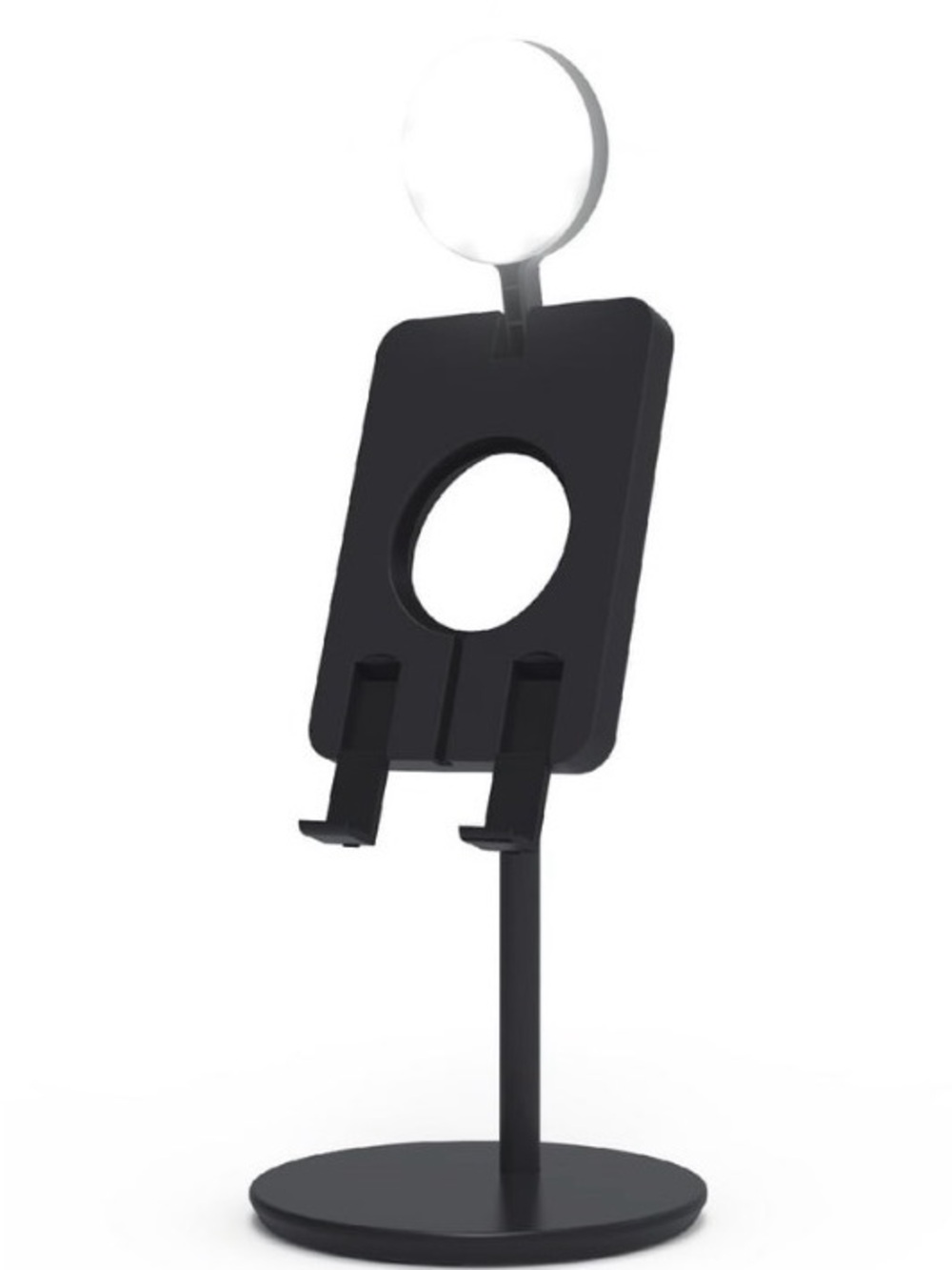 Merkury Phone Stand with Ring Light and Charger Dock